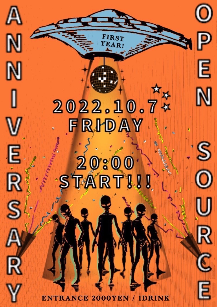 2022.10.07FLY NAKANO OPEN SOURCE FIRST ANNIVERSARY